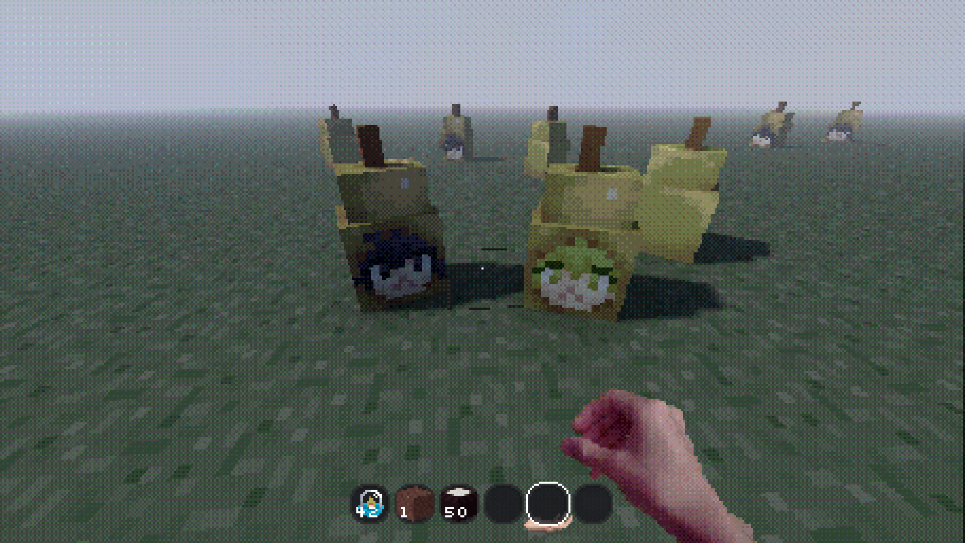 A group of pear-like girls